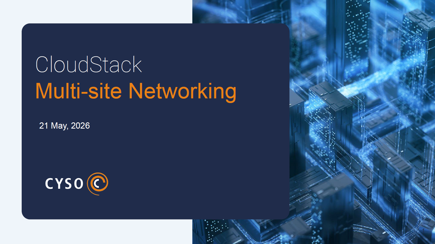 CloudStack Multisite Networking – slides